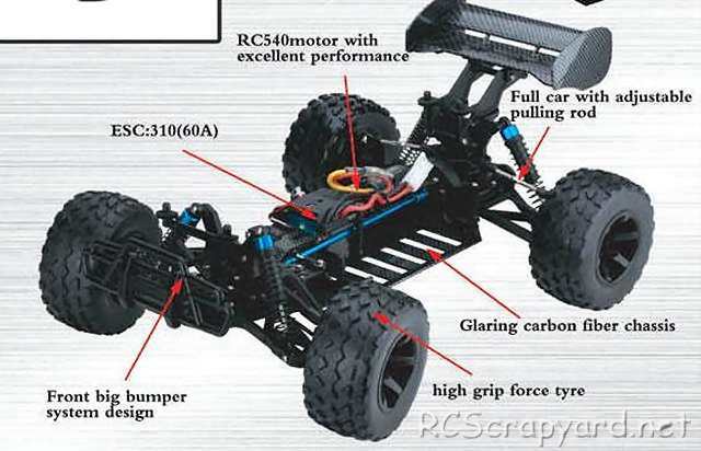 FS Racing Breaker Truggy Chasis